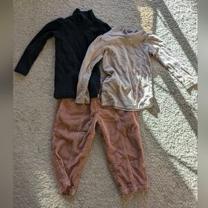 Petits Vilains cords and turtle neck